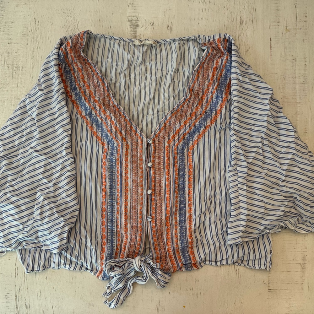 Altar’d State Tie Crop Top - Size M
